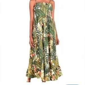 Farm Rio paradise forest tiered maxi size small
